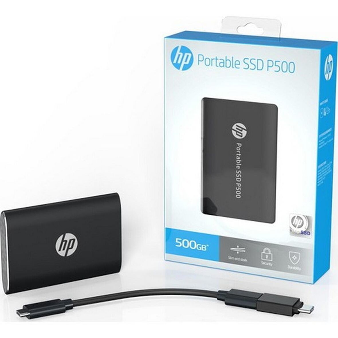 HP P500 250GB Taşınabilir SSD 7NL52AA