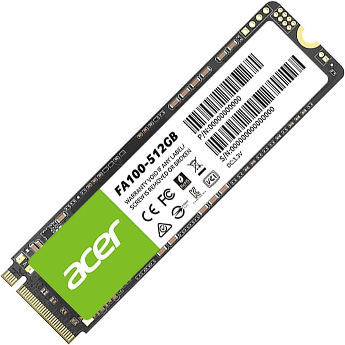 Acer FA100 BL.9BWWA.119 PCI-Express 3.0 512 GB M.2 SSD