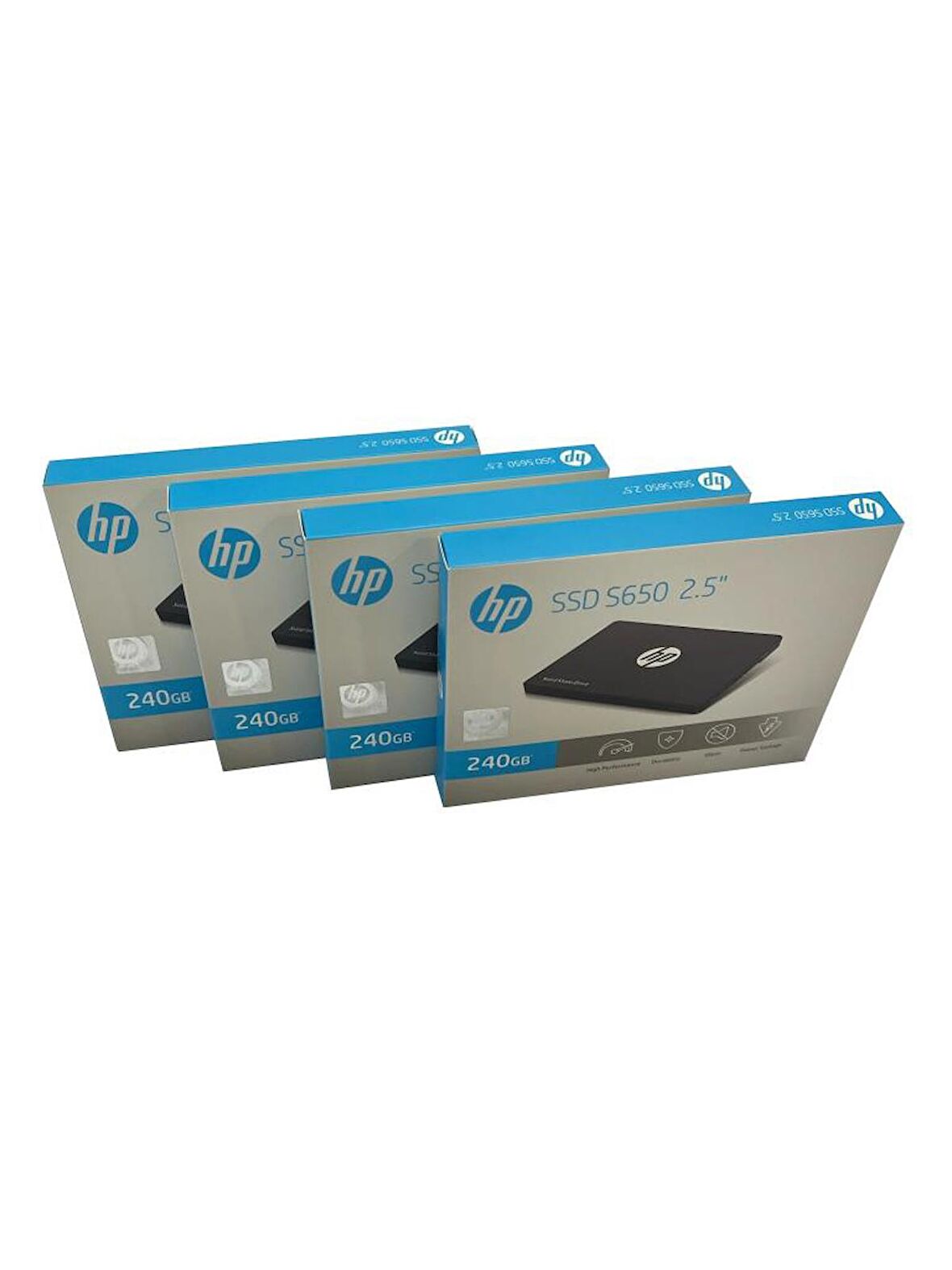 HP S650 SSD 2,5" 240 GB 450/560MB 4'LÜ PAKET (Model:345M8AA)