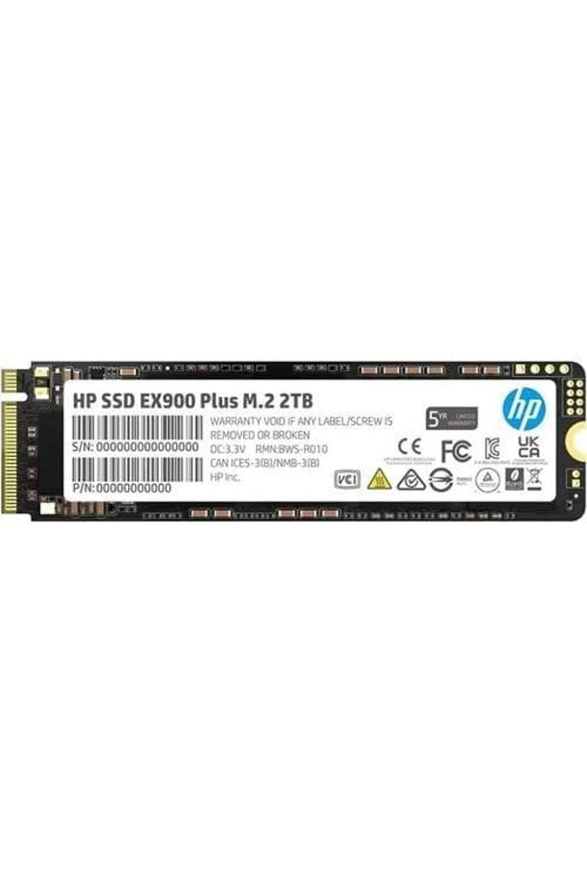 Hp EX900 Plus 35M35AA 2TB 3D Nand PCI-e NVMe M.2 SSD