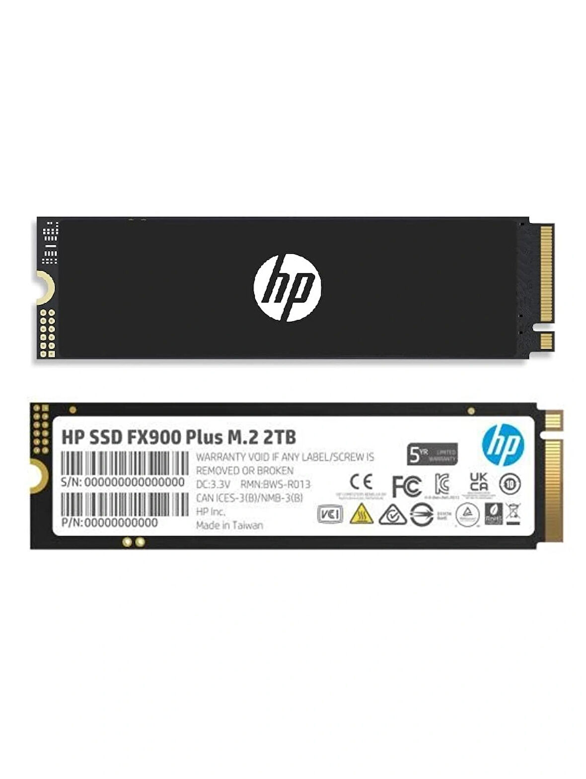 HP FX900 Plus 2TB 7100MB/s - 6300MB/s PCI-e NVMe M.2 SSD 7F618AA (PlayStation 5 Uyumlu)