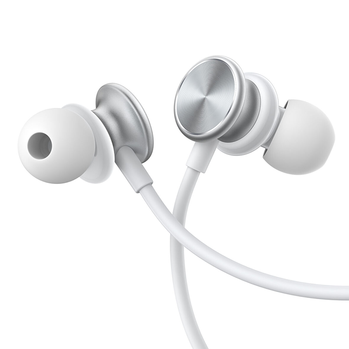 JOYROOM JR-EW03 IN-EAR METAL WIRED EARBUDS-SILVER