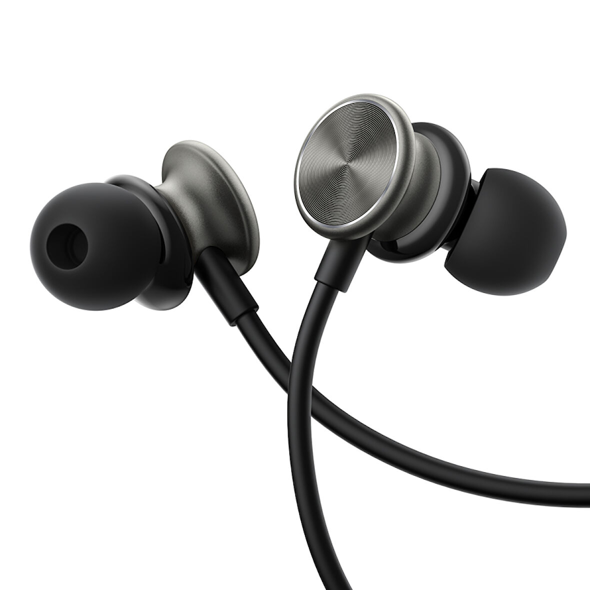 JOYROOM JR-EW03 IN-EAR METAL WIRED EARBUDS-DARK GRAY
