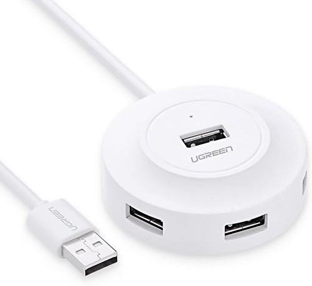 Ugreen USB 2.0 4 Portlu Hub Çoklayıcı Beyaz