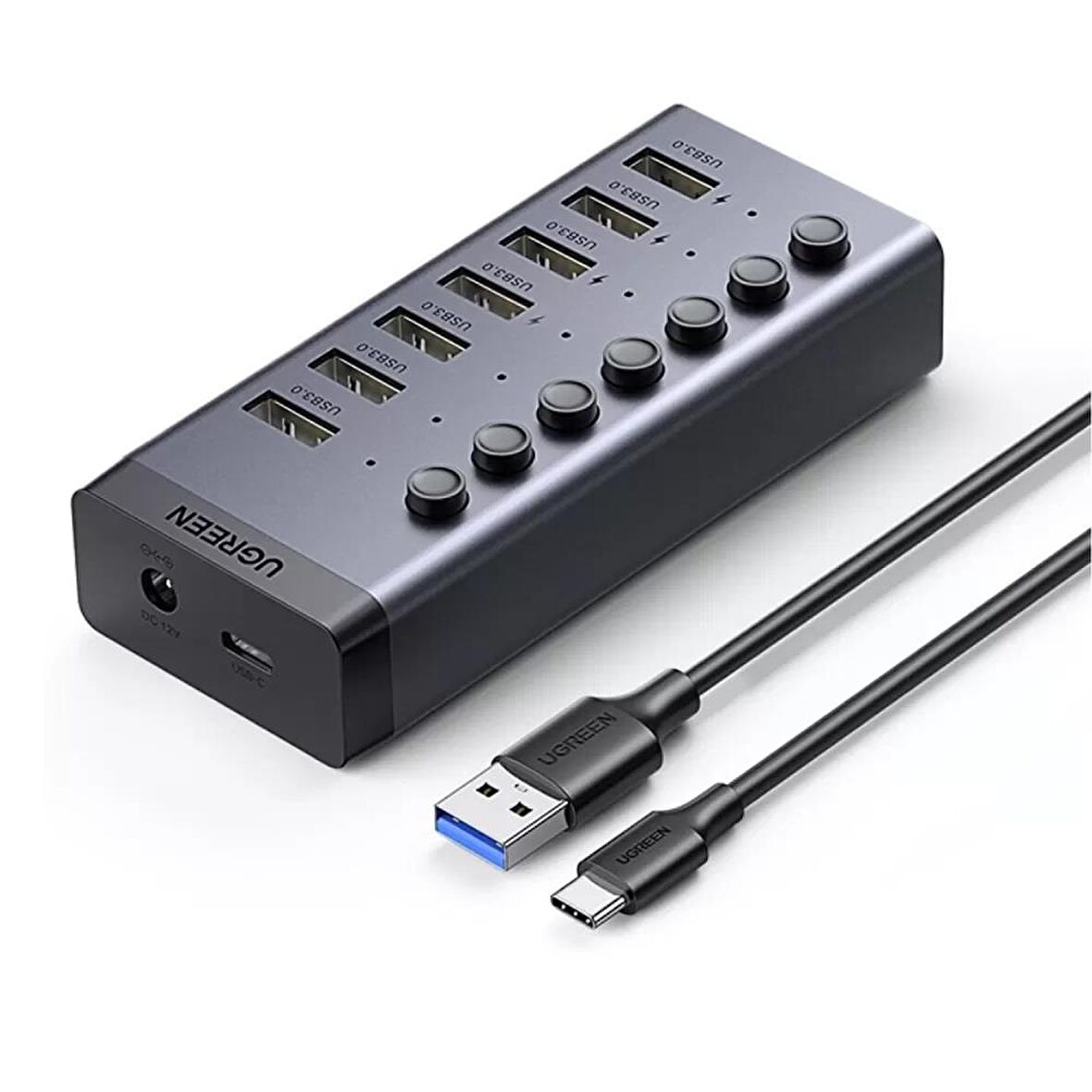 Ugreen 7 Portlu USB 3.0 HUB Çoklayıcı ve Şarj İstasyonu