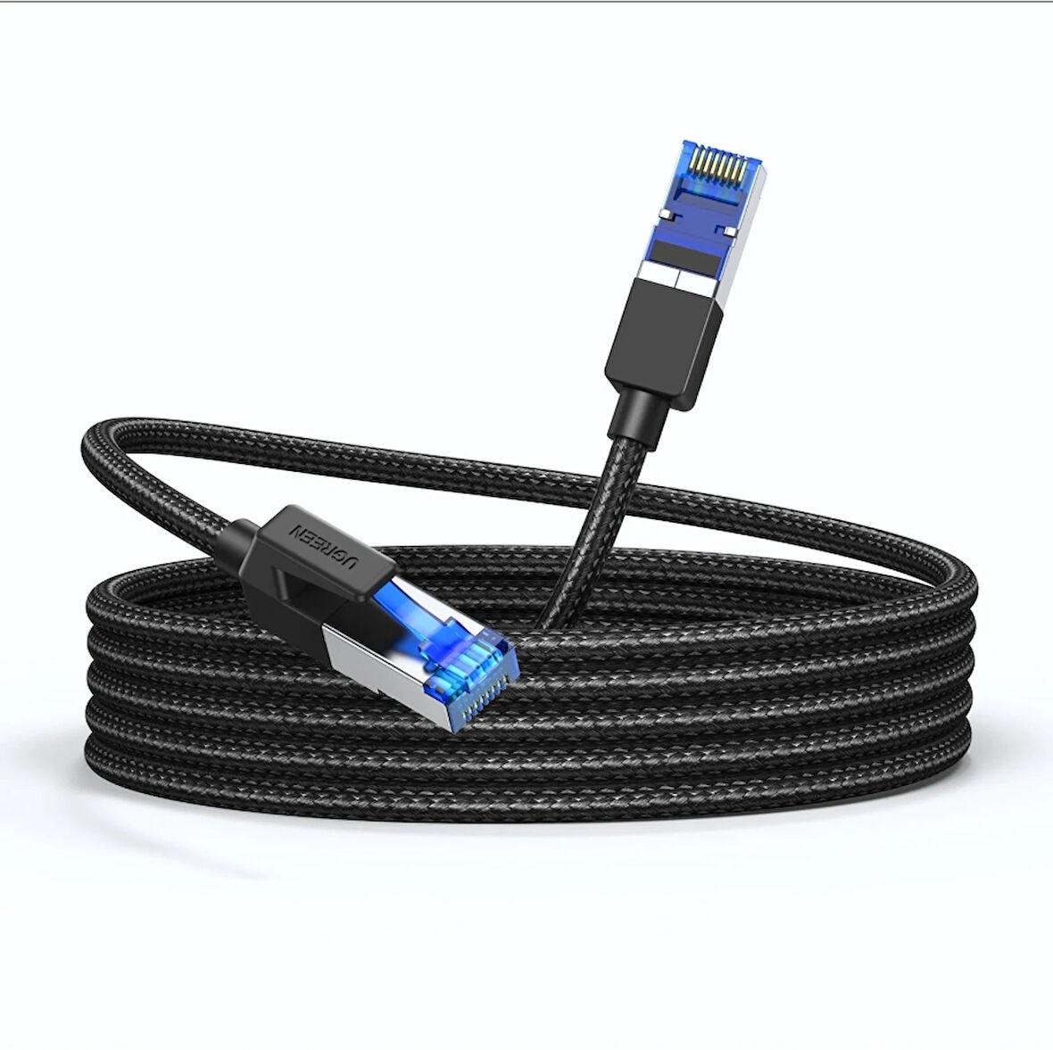 UGREEN 30799 NW153 CAT8 2000MHz Stabil Bant 40GB/s Yüksek Ağ Hızı Ethernet Kablosu Örgülü 15metre
