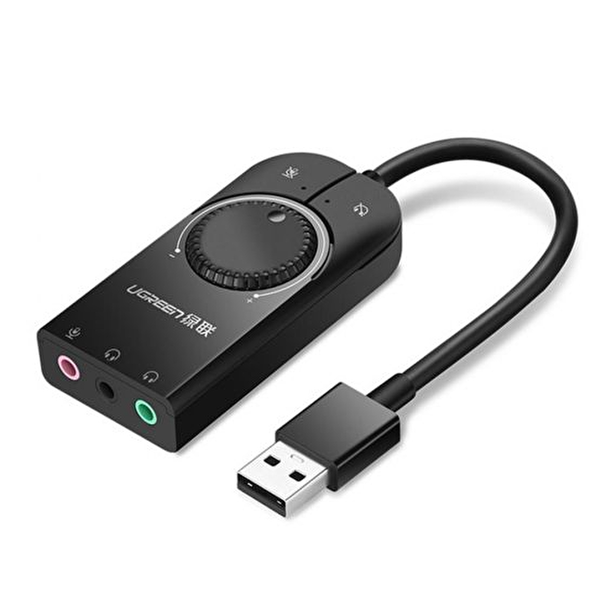 Ugreen Stereo Çift Girişli Mini Ses Kartı