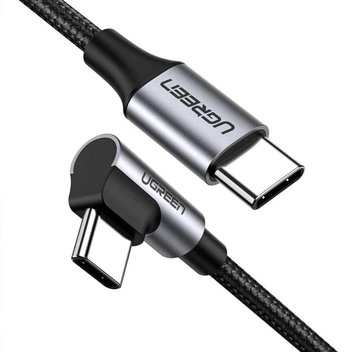 Ugreen Usb Type-C 3A 60W 90 Derece Şarj ve Data Kablosu