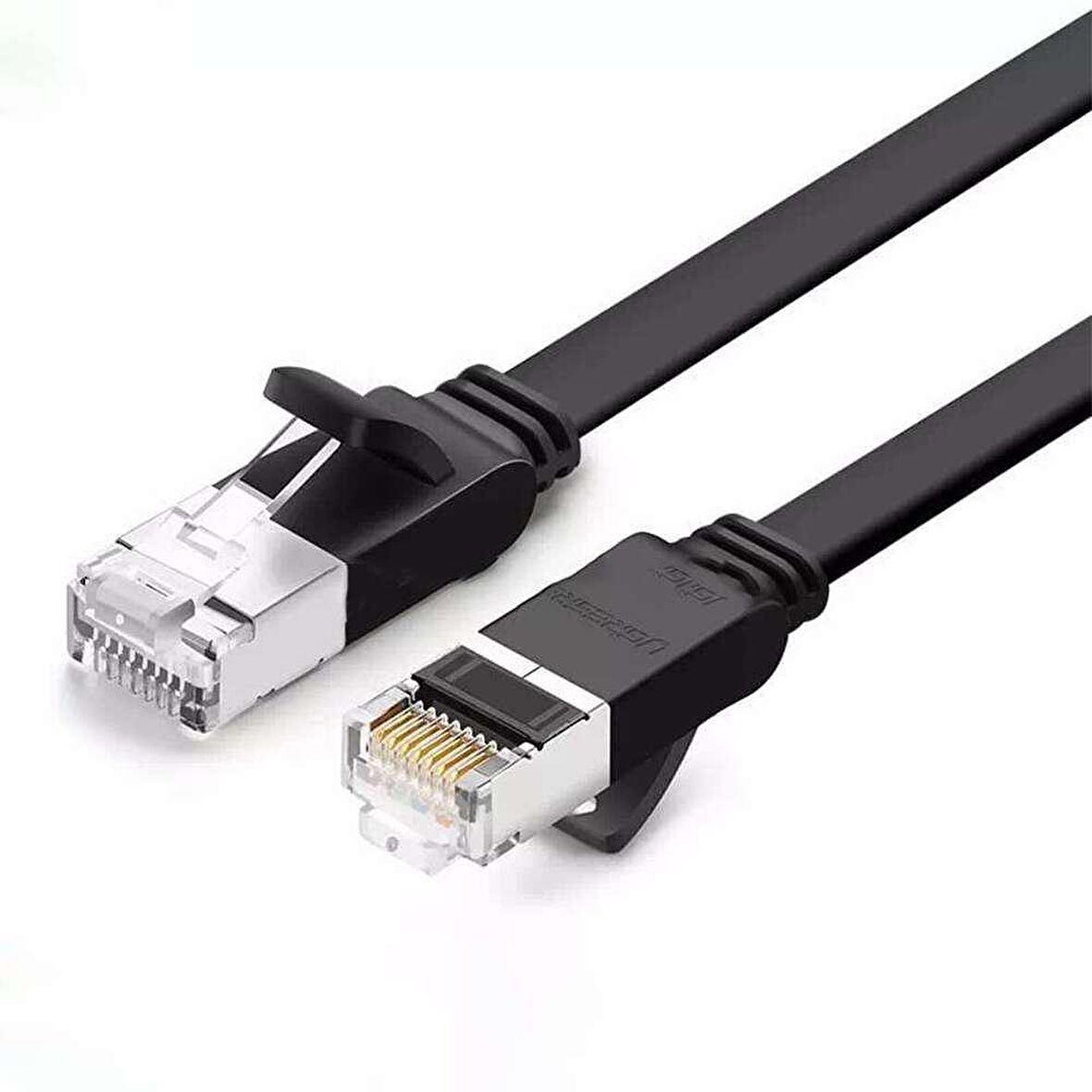 Ugreen Cat6 Flat Pure Copper Metal Konnektör UTP Ethernet Kablosu 8 Metre