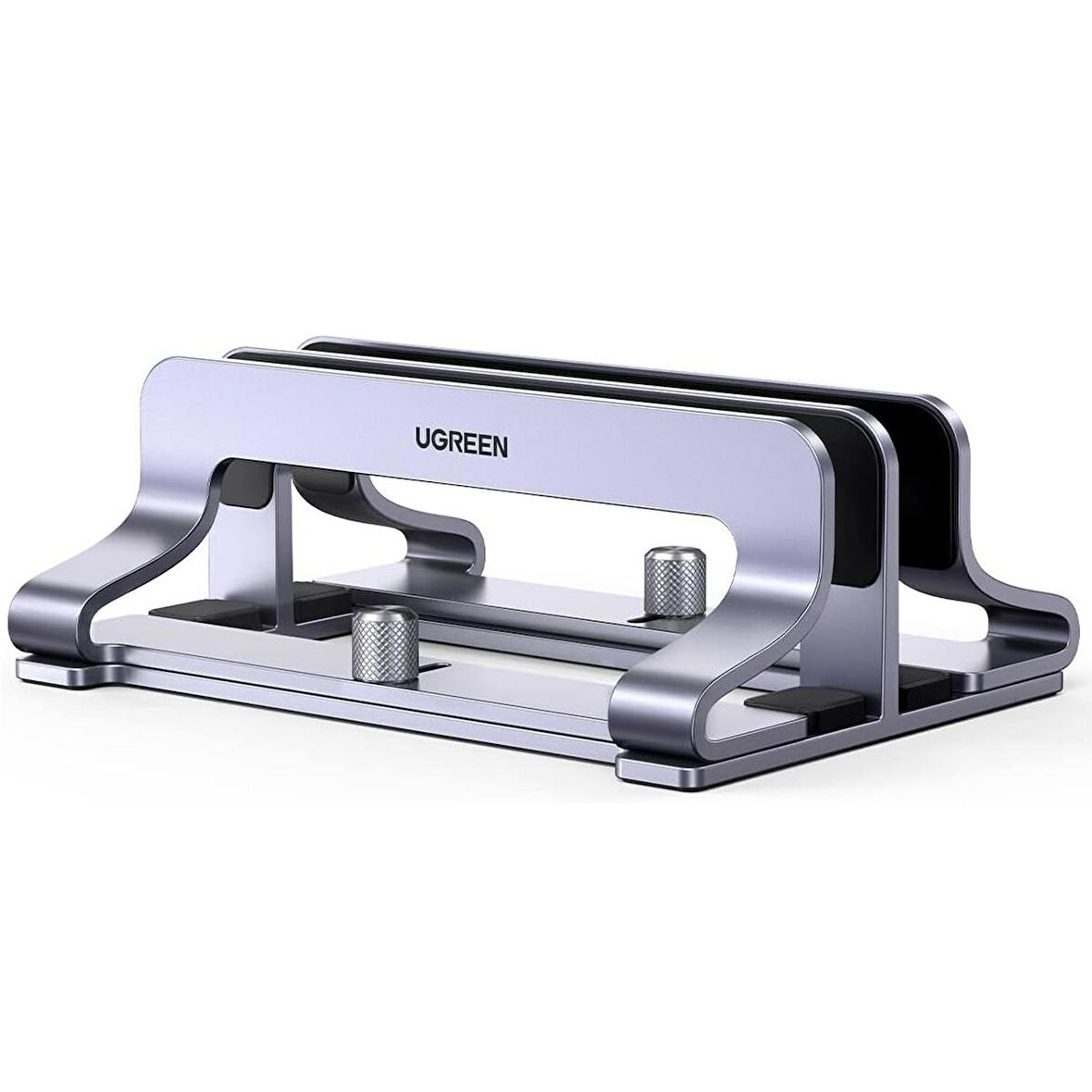 Ugreen Masaüstü Alüminyum Çift Yuvalı Dikey Notebook Macbook Laptop Standı