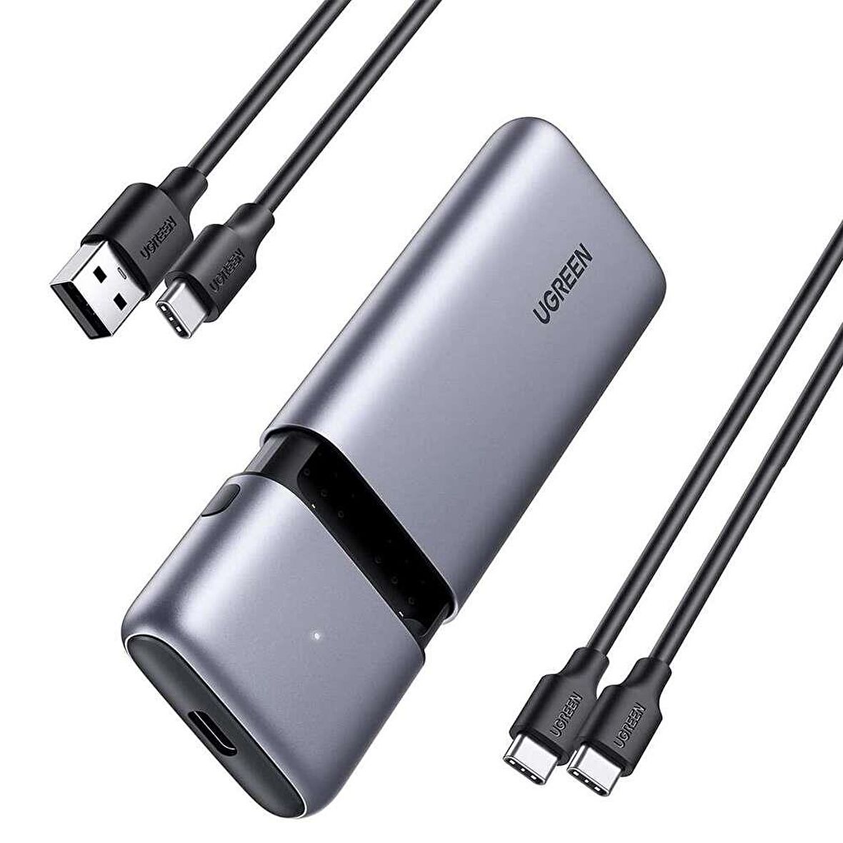 Ugreen M.2 NVME SATA USB-C 3.1 Gen2 SSD Disk Kutusu