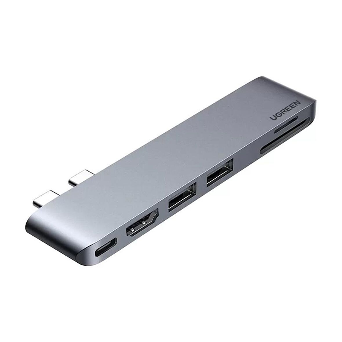 Ugreen MacBook Pro Air İçin Thunderbolt 3 Type-C HDMI USB 3.0 TF SD Kart Okuyucu HUB Adaptör