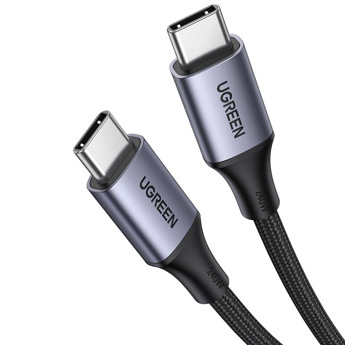 Ugreen USB C to Type-C PD 3.1 240W 5A Hızlı Şarj ve Data Kablosu 2 Metre 90440