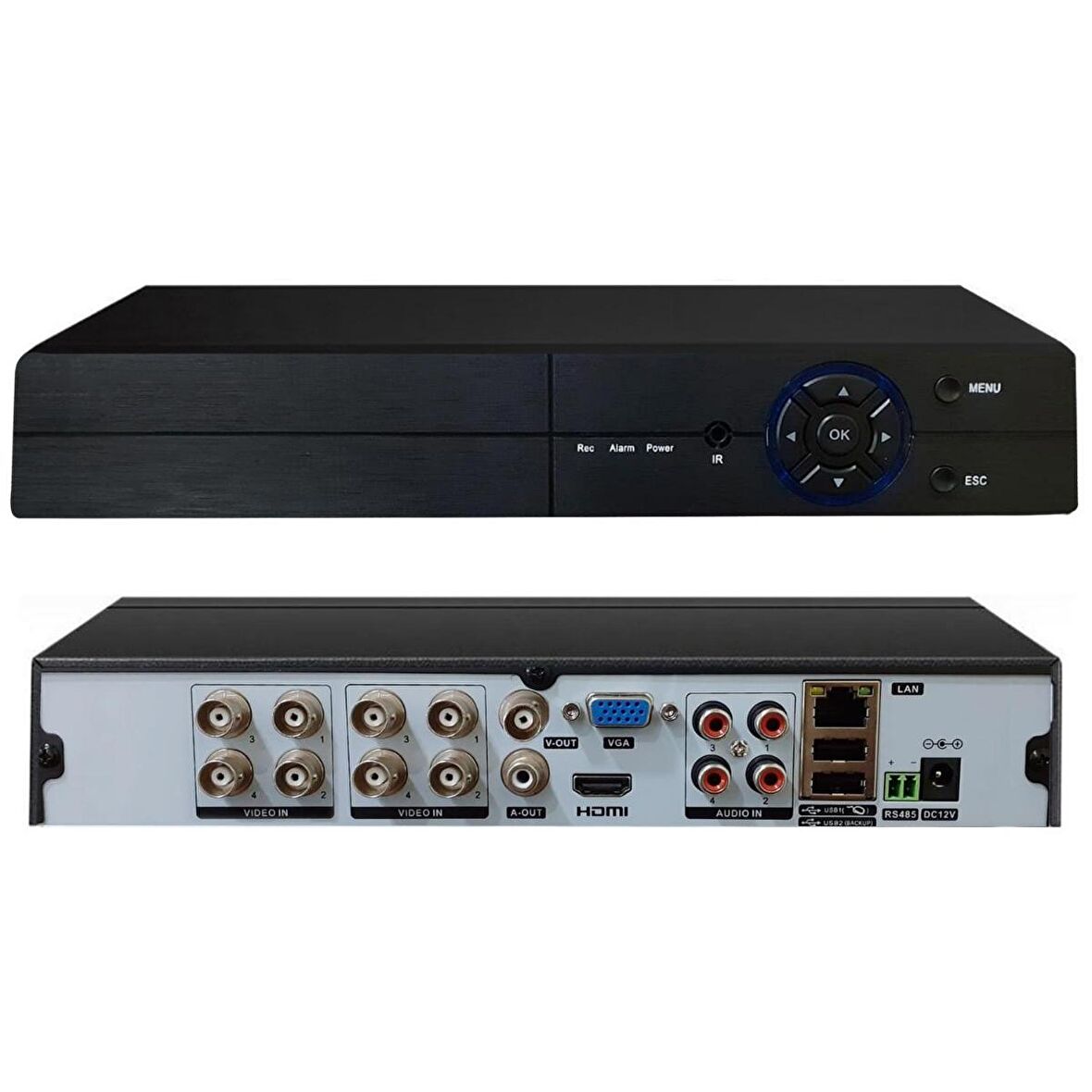 KAYIT CİHAZI DVR AHD 8 KANAL H265 2MP HİBRİT XMEYE 5 IN 1 AVENİR AV-TC08GM