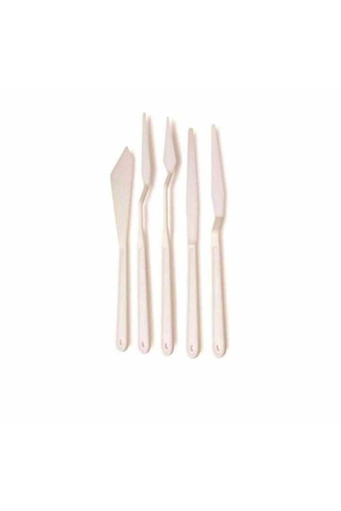 Neon Plastik Spatula Seti 5'li  Kd-107