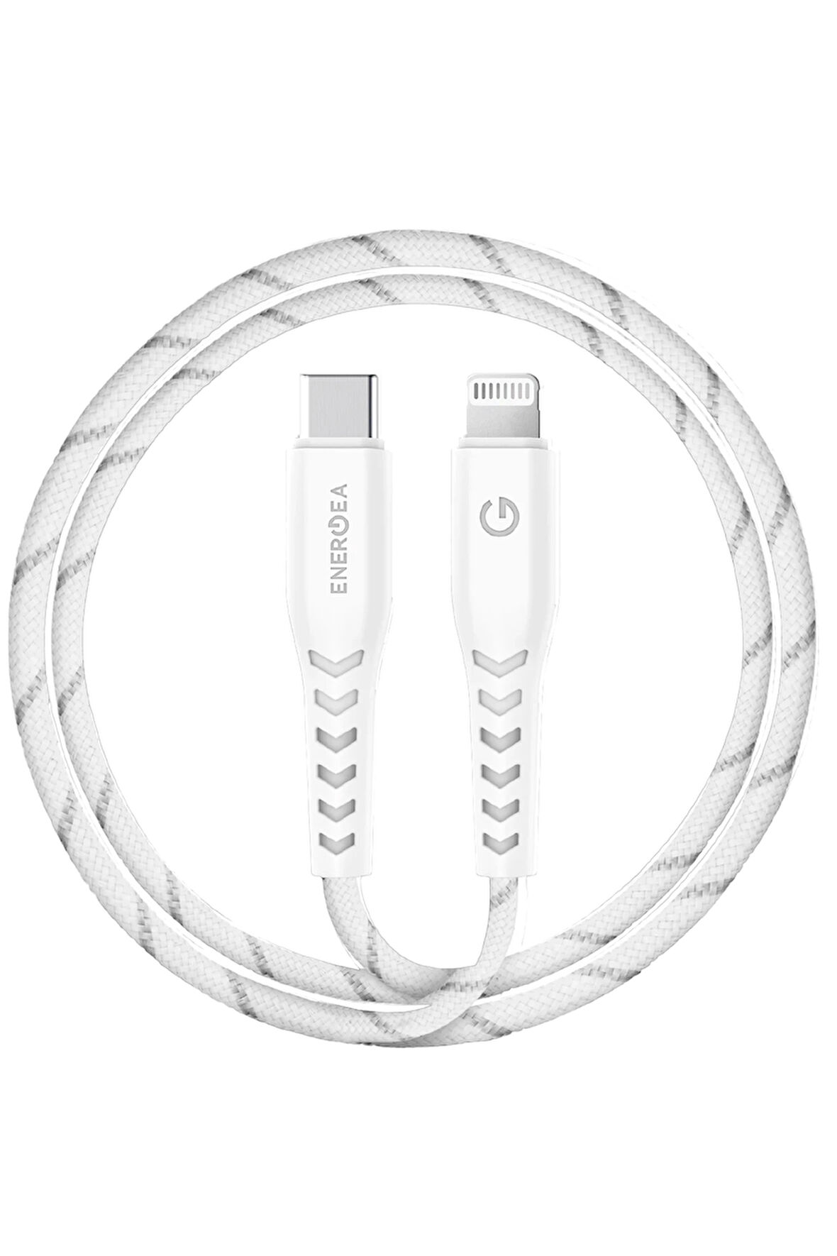 C94 NyloFlex 1.5M 100W Type-C to Lightning PD Hızlı Şarj Kablo - Beyaz