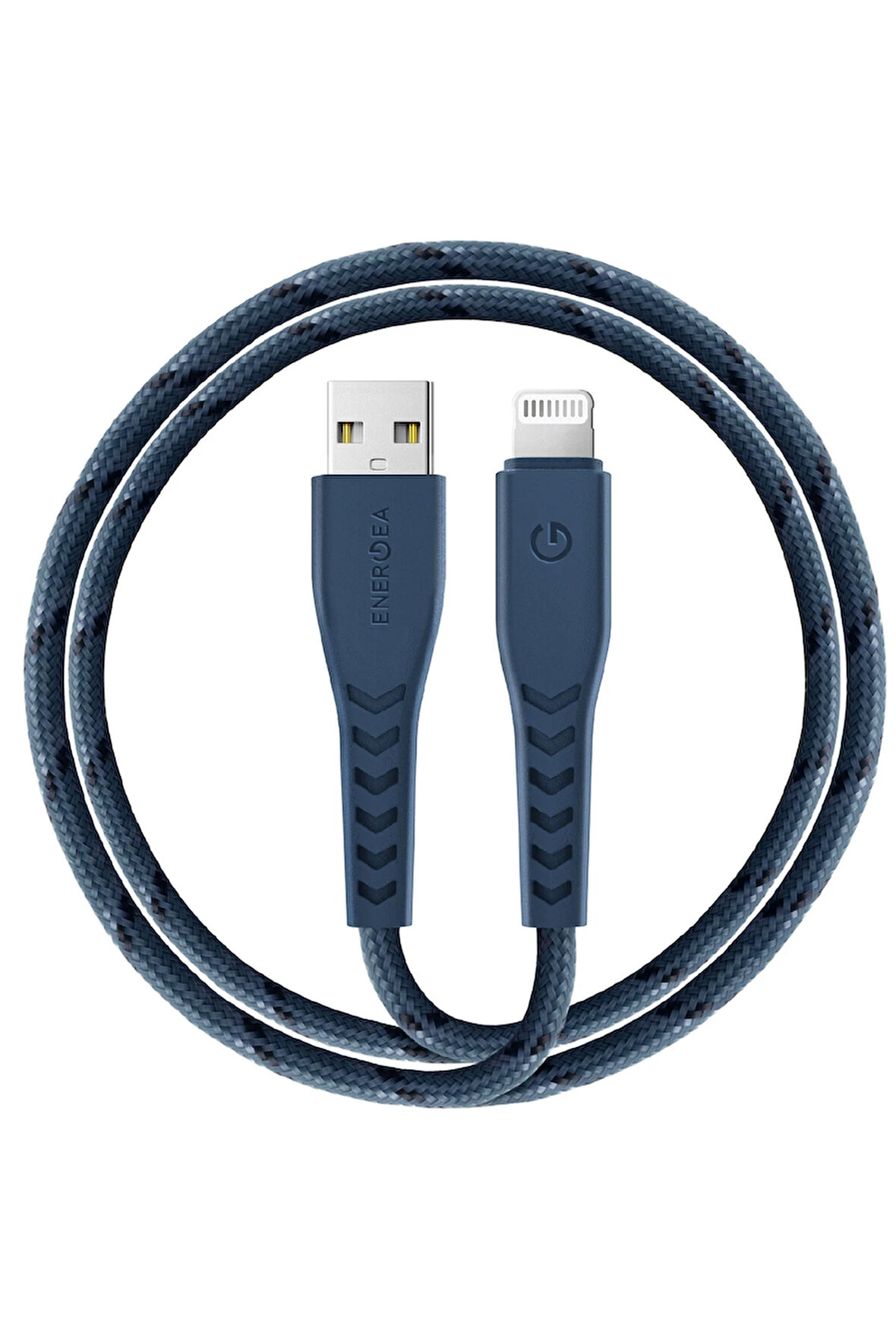 C89 NyloFlex 1.5M 3A USB to Lightning Hızlı Şarj Kablo - Lacivert