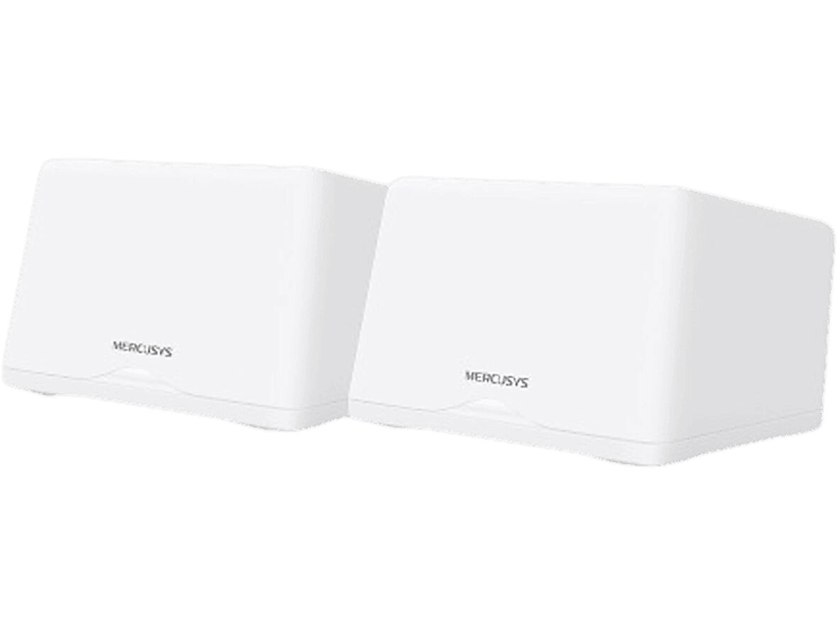 MERCUSYS Halo H47BE (2-Pack) | Wi-Fi 7 Mesh | BE9300 Mbps | Fiber | Üç Bant | 3x 2.5G Port | 6 GHz | MLO | WPA3 | 550 m² | Mobil Uygulama ile Kurulum