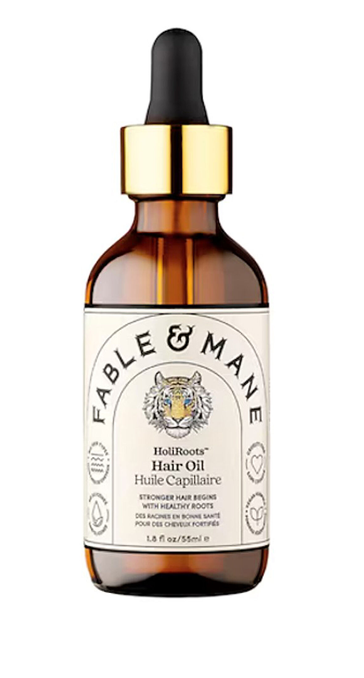Fable & Mane Holiroots Hair Oil - Yıkama Öncesi Güçlendirici Bakım Yağı 100 Ml