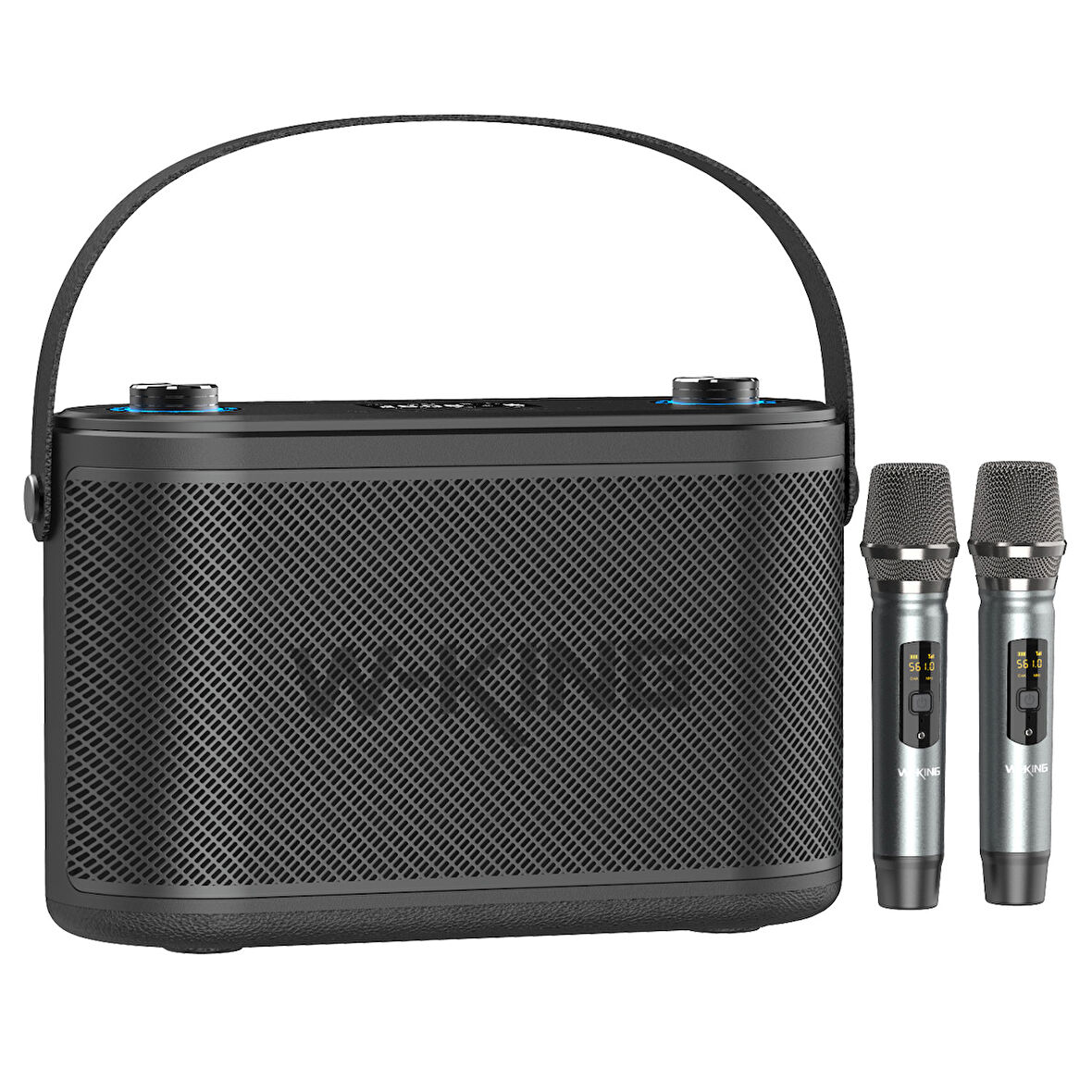 W-KING H10 Bluetooth Hoparlör, 240W Karaoke Makinesi Boombox, 24 Saate Varan Çalma Süresi, REC/Mikrofon/Gitar/Aux/ Ses Bombası