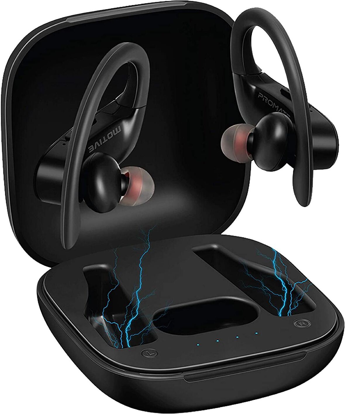 Promate Motive Bluetooth Kulaklık Kulakiçi TWS 5.0 Uzun Çalışma HD  Mikrofonlu Siyah