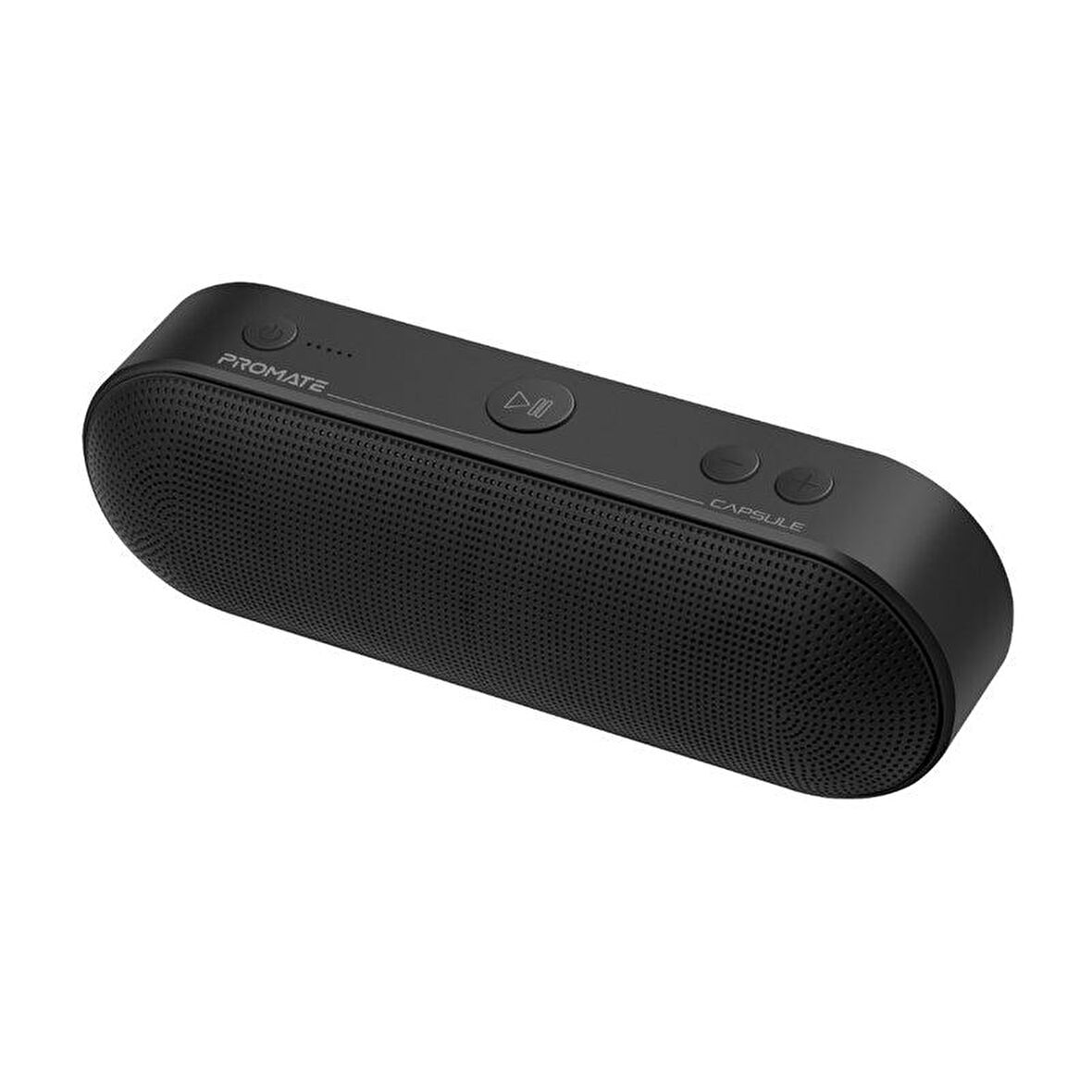 Promate Capsule Bluetooth Kablosuz Hoparlör Handsfree HD Ses 6 Watt Şarjlı Siyah
