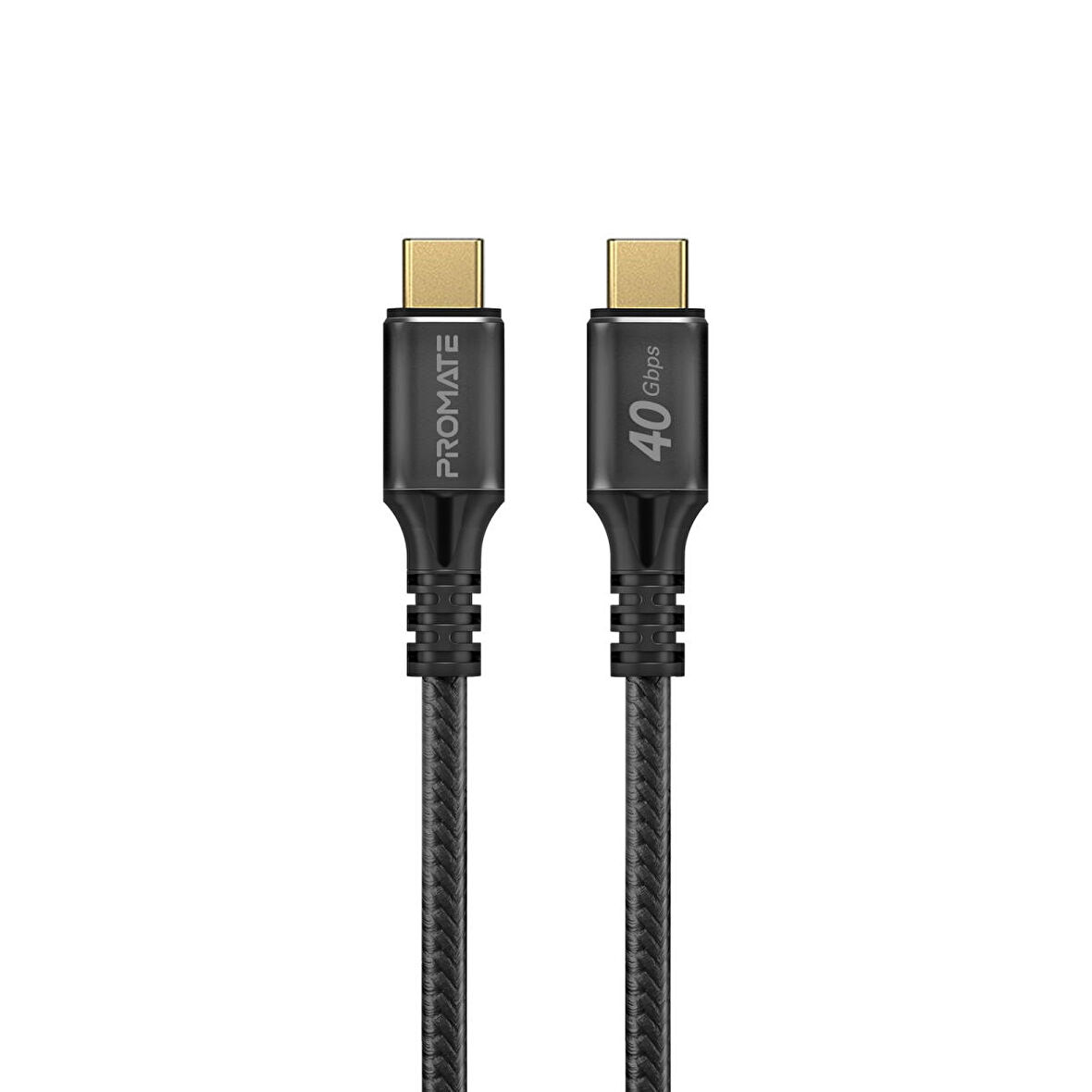 Promate PowerBolt240-1M 240W Type-C To Type-C 1m 5A Thunderbolt 3 Data Kablosu