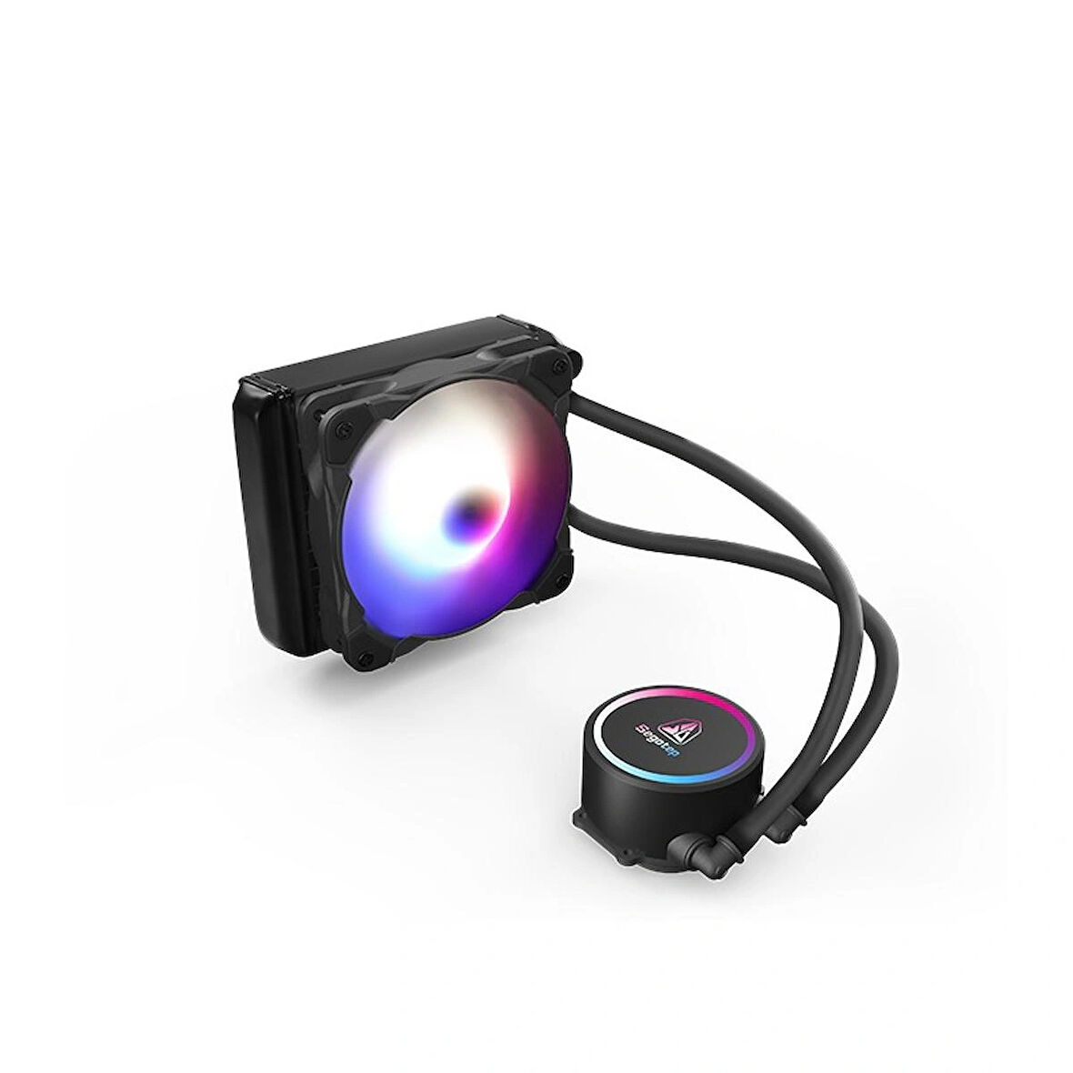 Segotep Becool 120s Argb Siyah Sıvı İşlemci Soğutucusu Lga1700 Uyumlu