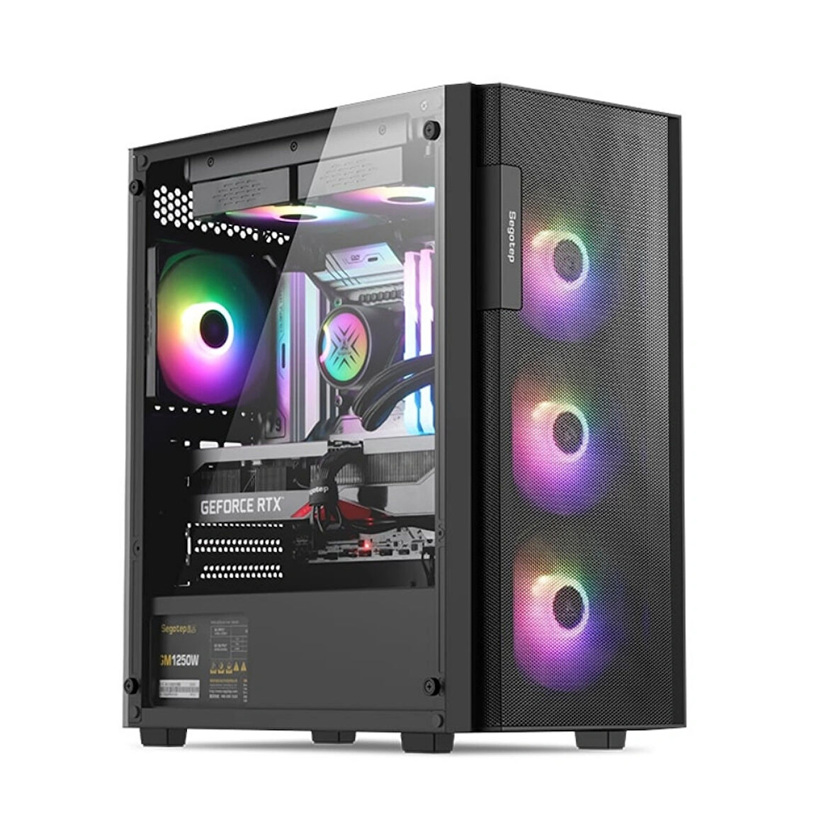 Segotep Axe 5 650w Atx Gaming Oyuncu Kasa Siyah