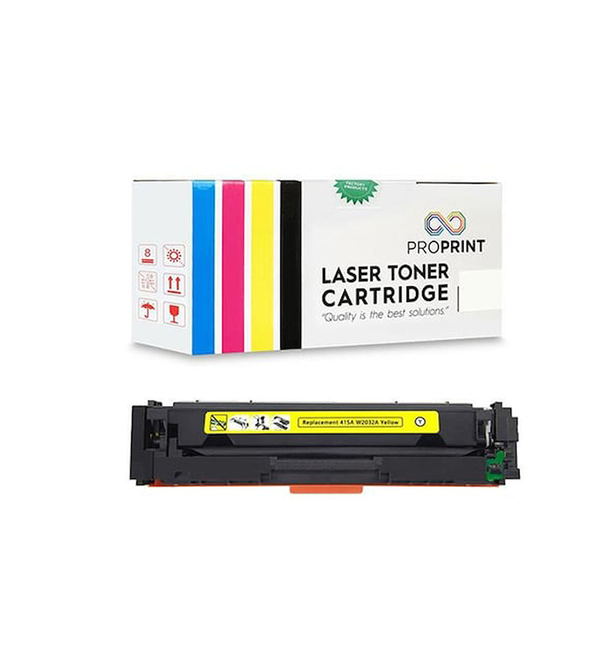 PROPRİNT HP W2032A (415A) SARI MUADİL TONER 2100SYF