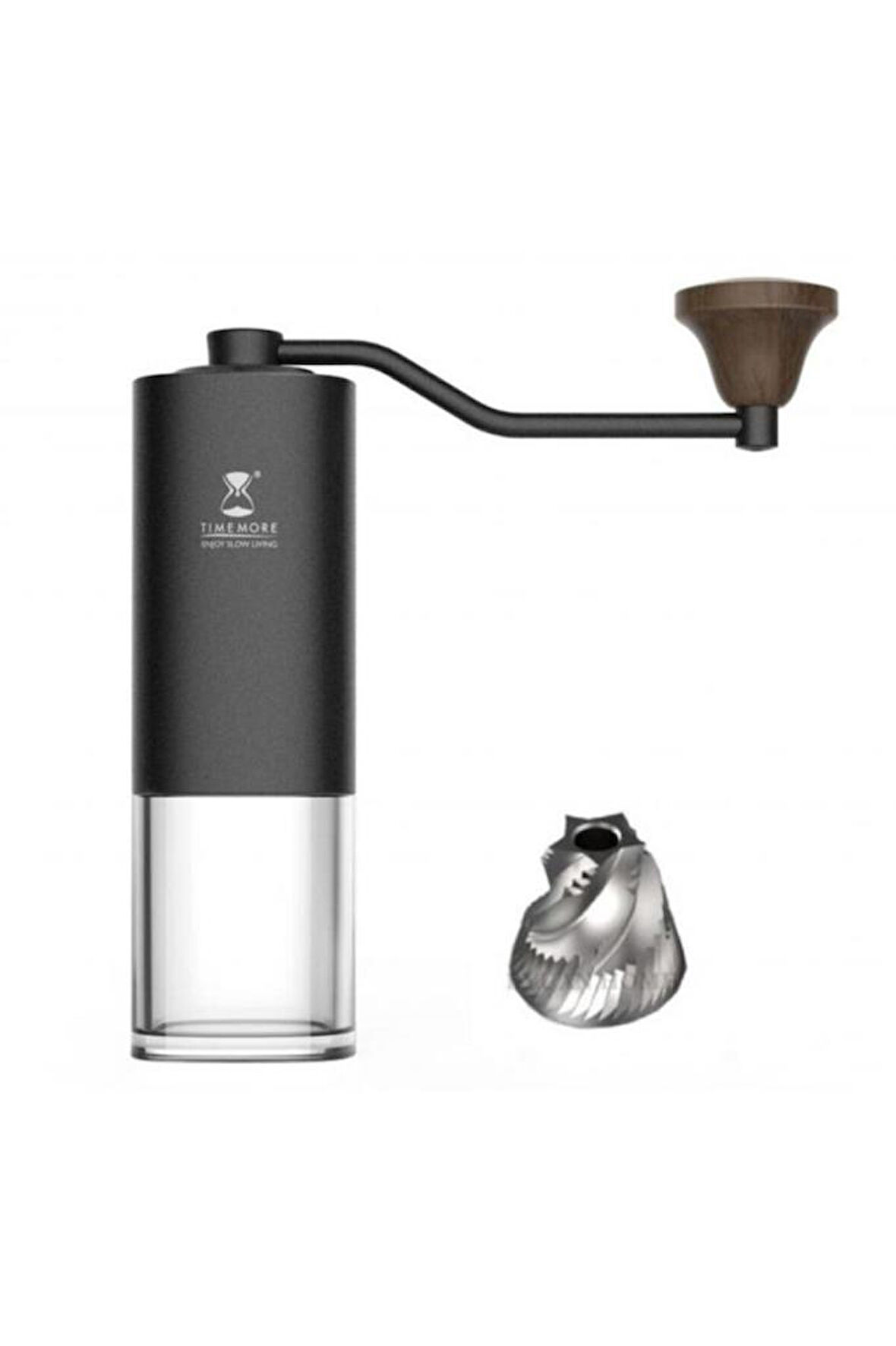 Timemore Chestnut G1 Plus Manuel Şeffaf Hazneli Kahve Değirmeni Teşhir