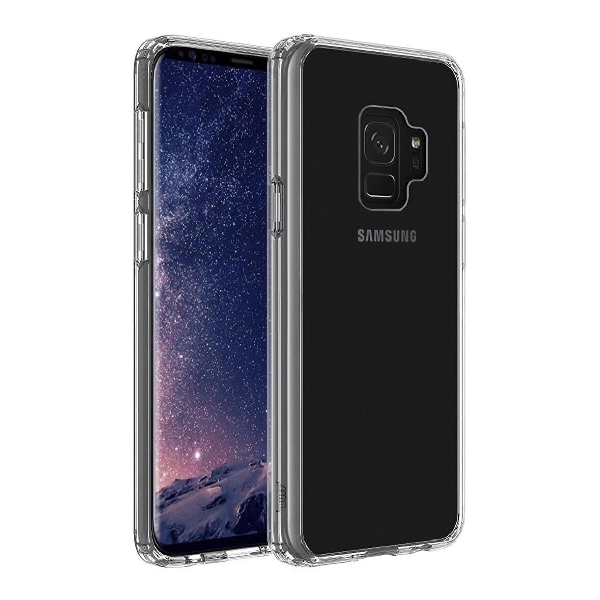 Buff Galaxy S9 ile Uyumlu Air Hybrid Kılıf Crystal Clear