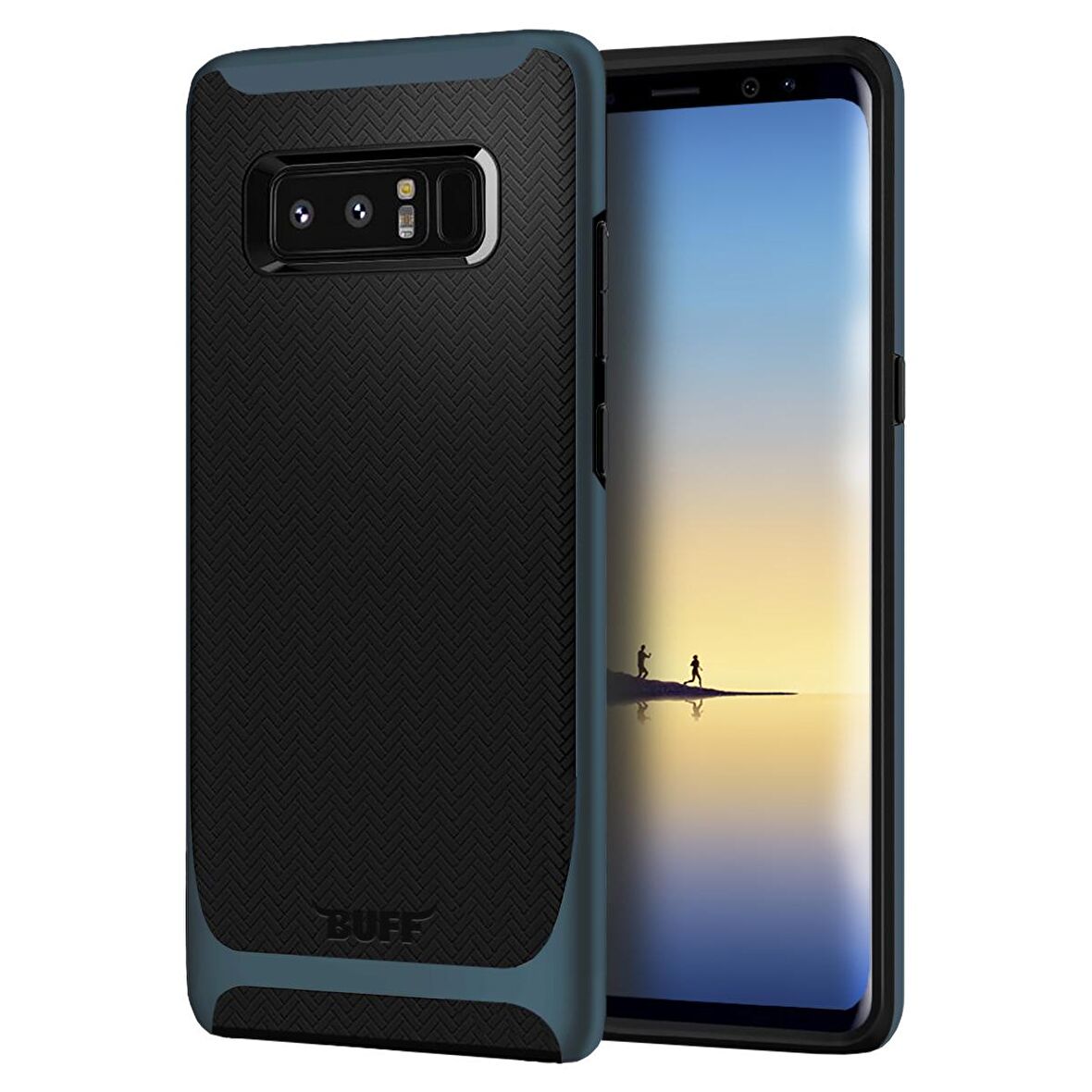 Buff Galaxy Note 8 ile Uyumlu New Armor Kılıf Blue Coral