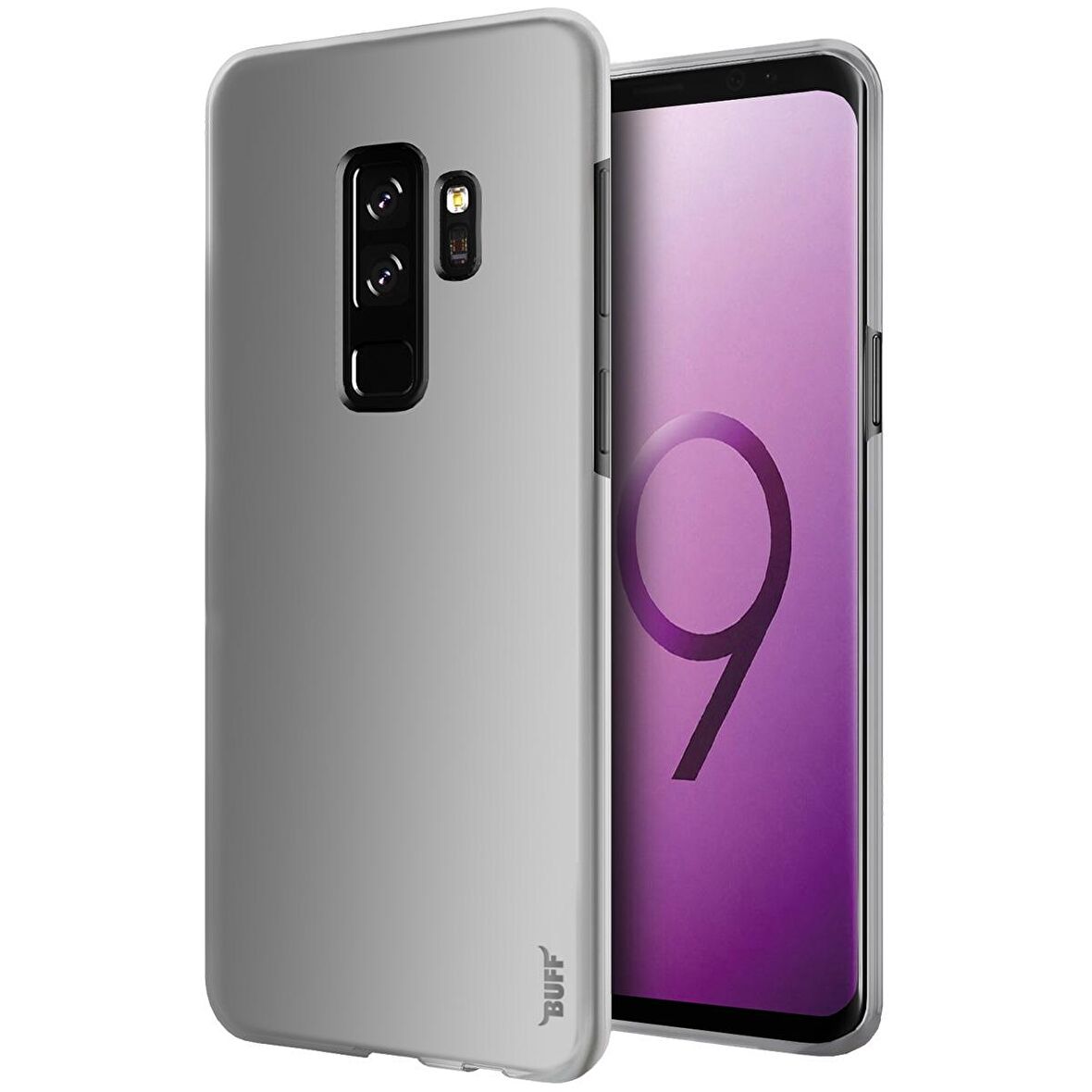 Buff Galaxy S9 Plus Slim Fit Kılıf Silver