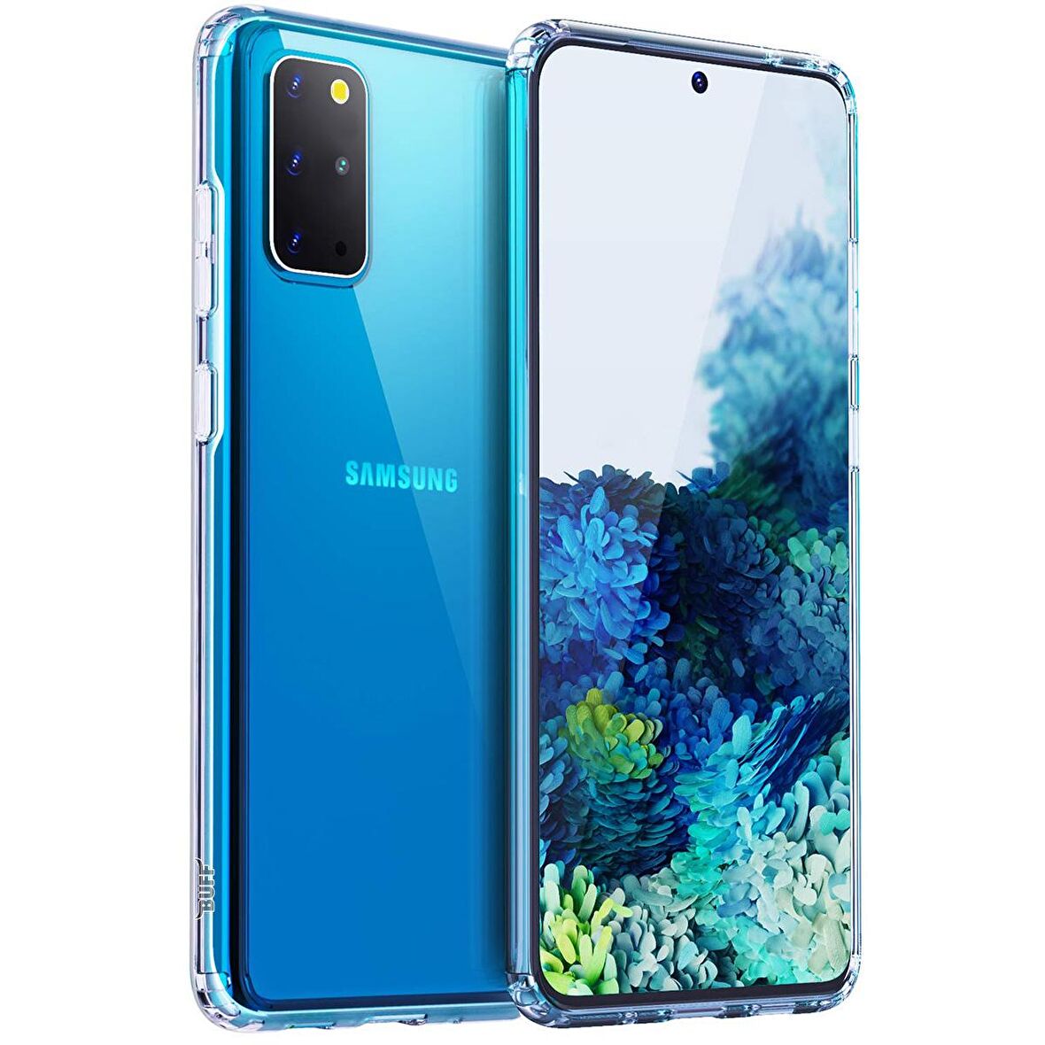 Buff Galaxy S20 Plus ile Uyumlu Air Hybrid Kılıf Crystal Clear