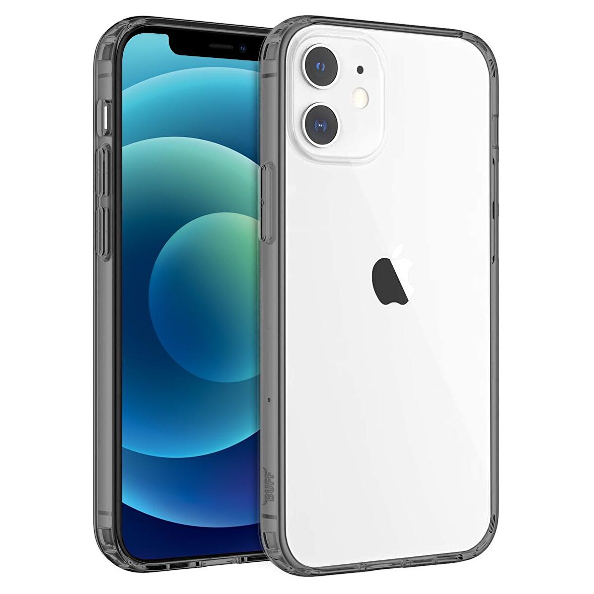 Buff iPhone 12 Mini Air Hybrid Kılıf Smoke Black