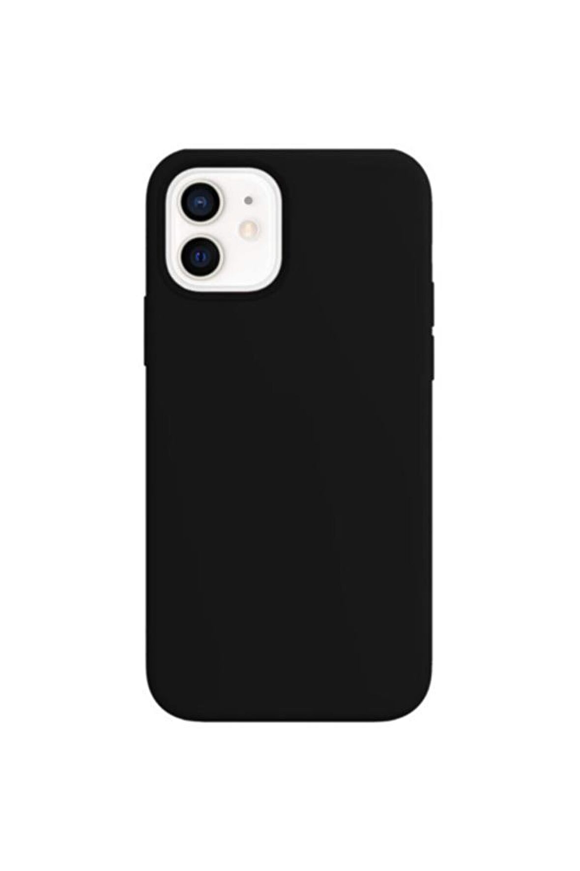 Buff iPhone 12 / 12 Pro Rubber S Kılıf Black