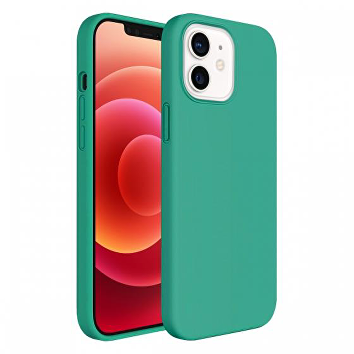Buff iPhone 12 / 12 Pro ile Uyumlu Rubber S Kılıf Cornflower