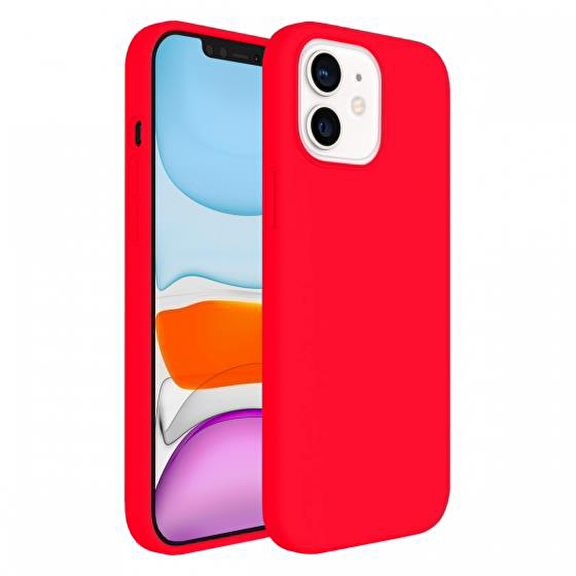 Buff iPhone 11 Rubber S Kılıf Neon Pink