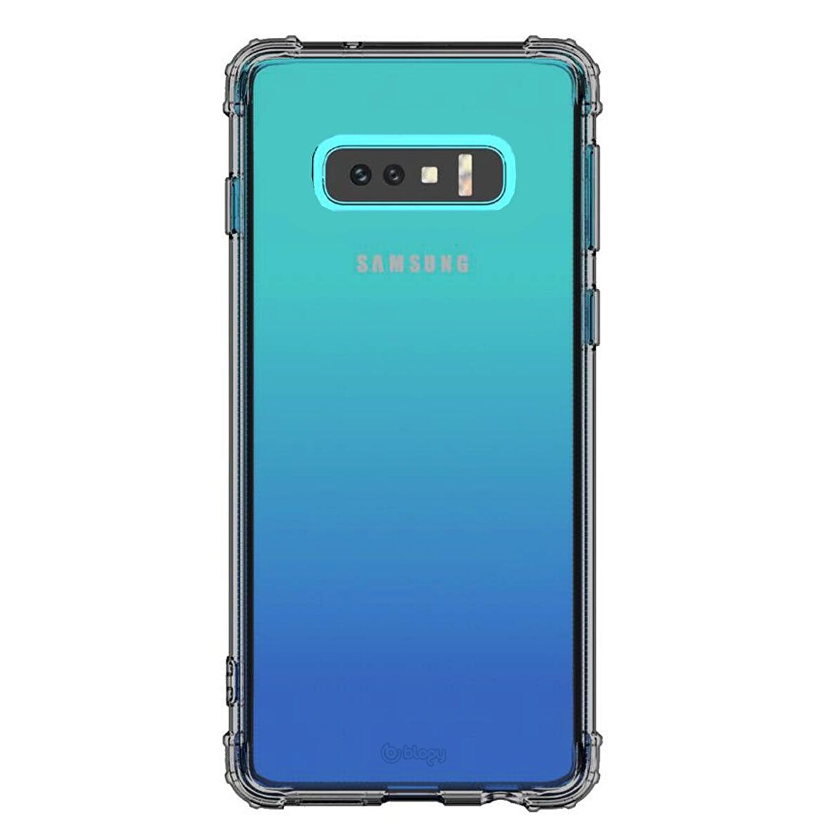 Blogy Galaxy S10e Crystal Fit Kılıf Smoke Black