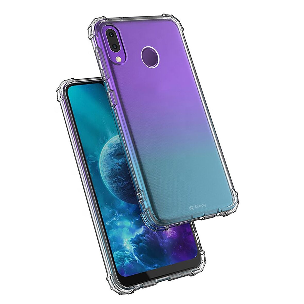 Blogy Xiaomi Red Mi Note 7 Crystal Fit Kılıf Crystal Clear