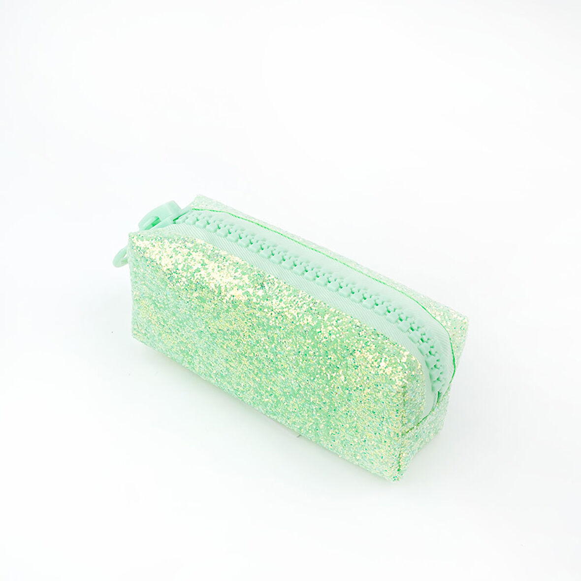 Unicus Big Zip Swarovski Taşlı Pastel Neon Kalem Kutu UNCS-955