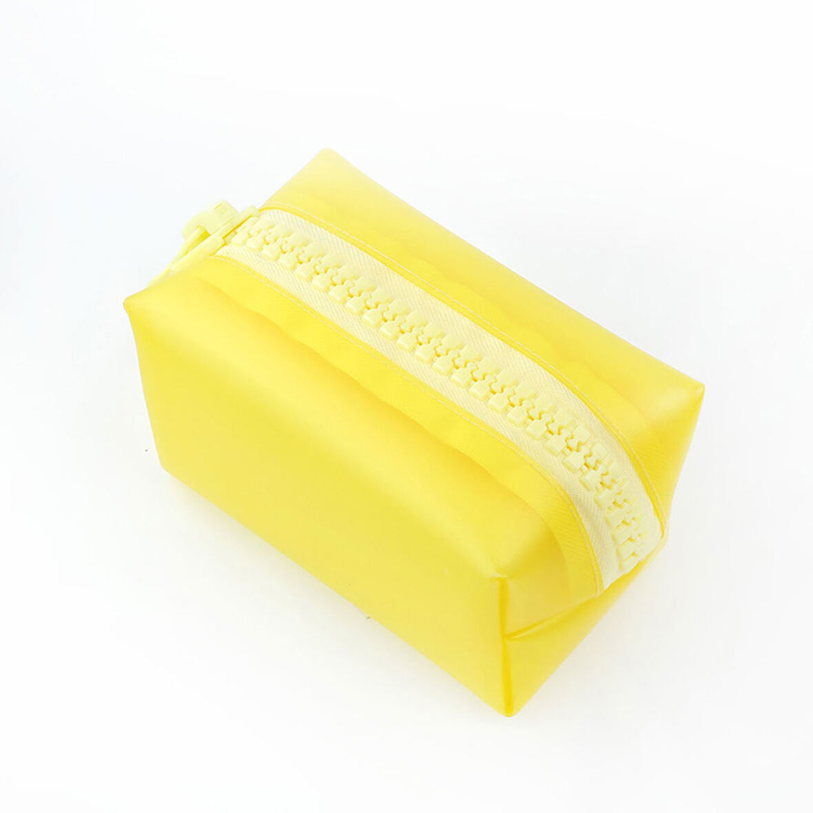 Unicus Big Zip Mat Pastel Silikon Makyaj Çantası UNCS-964