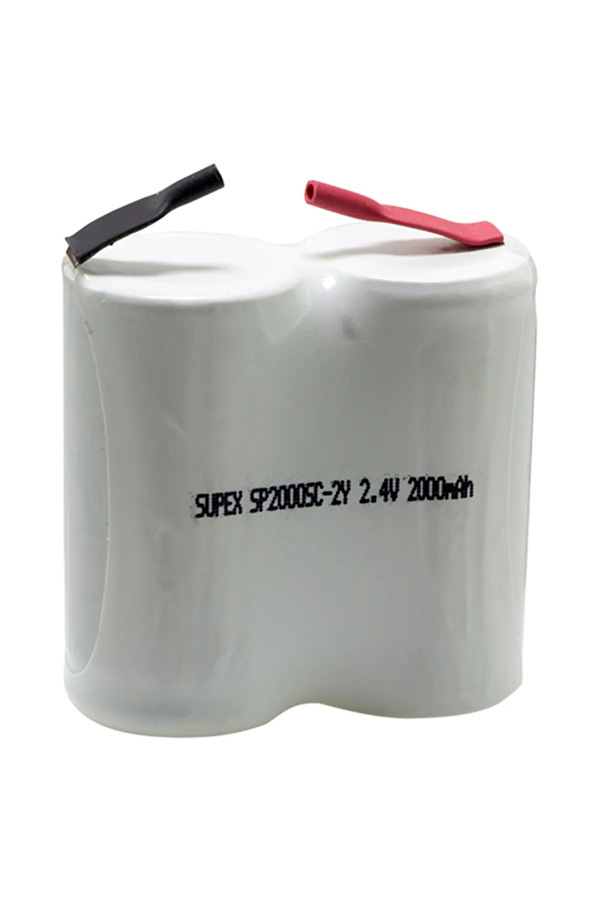 SUPEX 2Lİ YANYANA SÜPÜRGE PİLİ 2.4 V 2000 MA (4108)