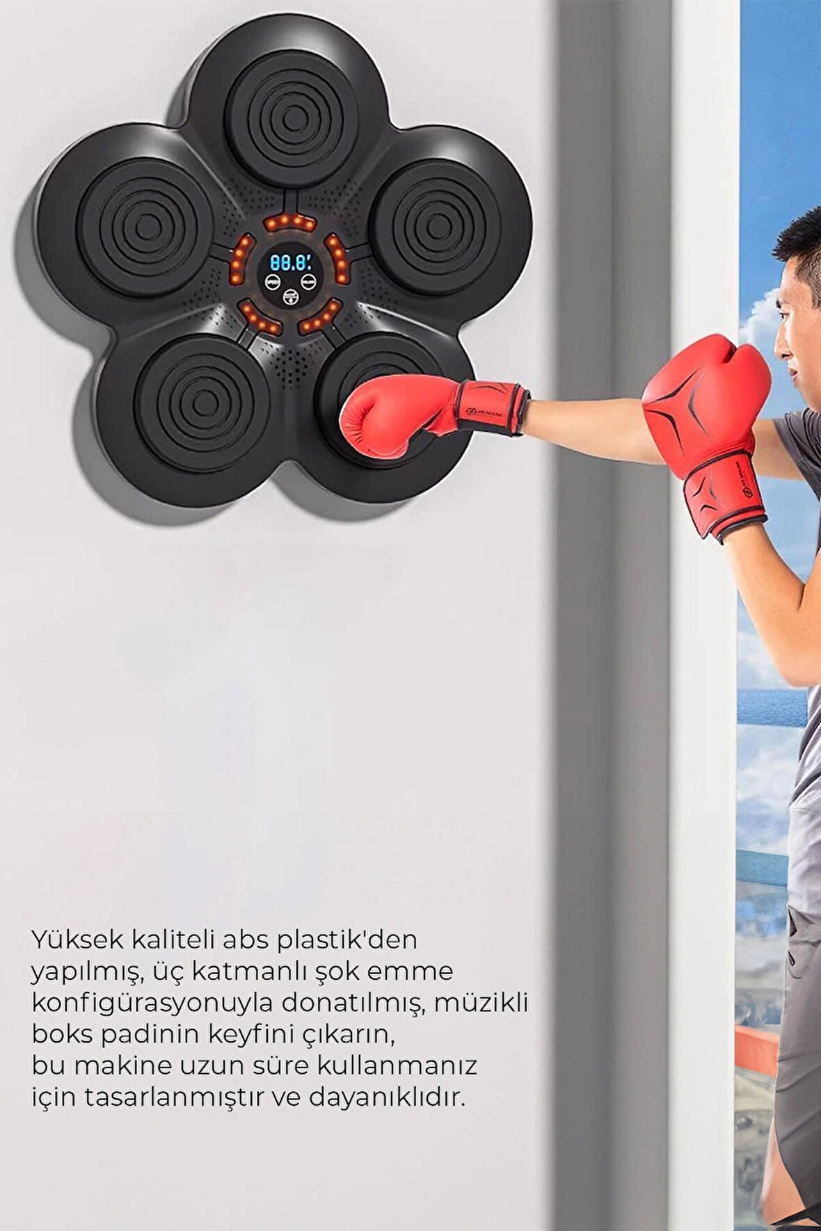 Müzikli Duvar Boks Padi