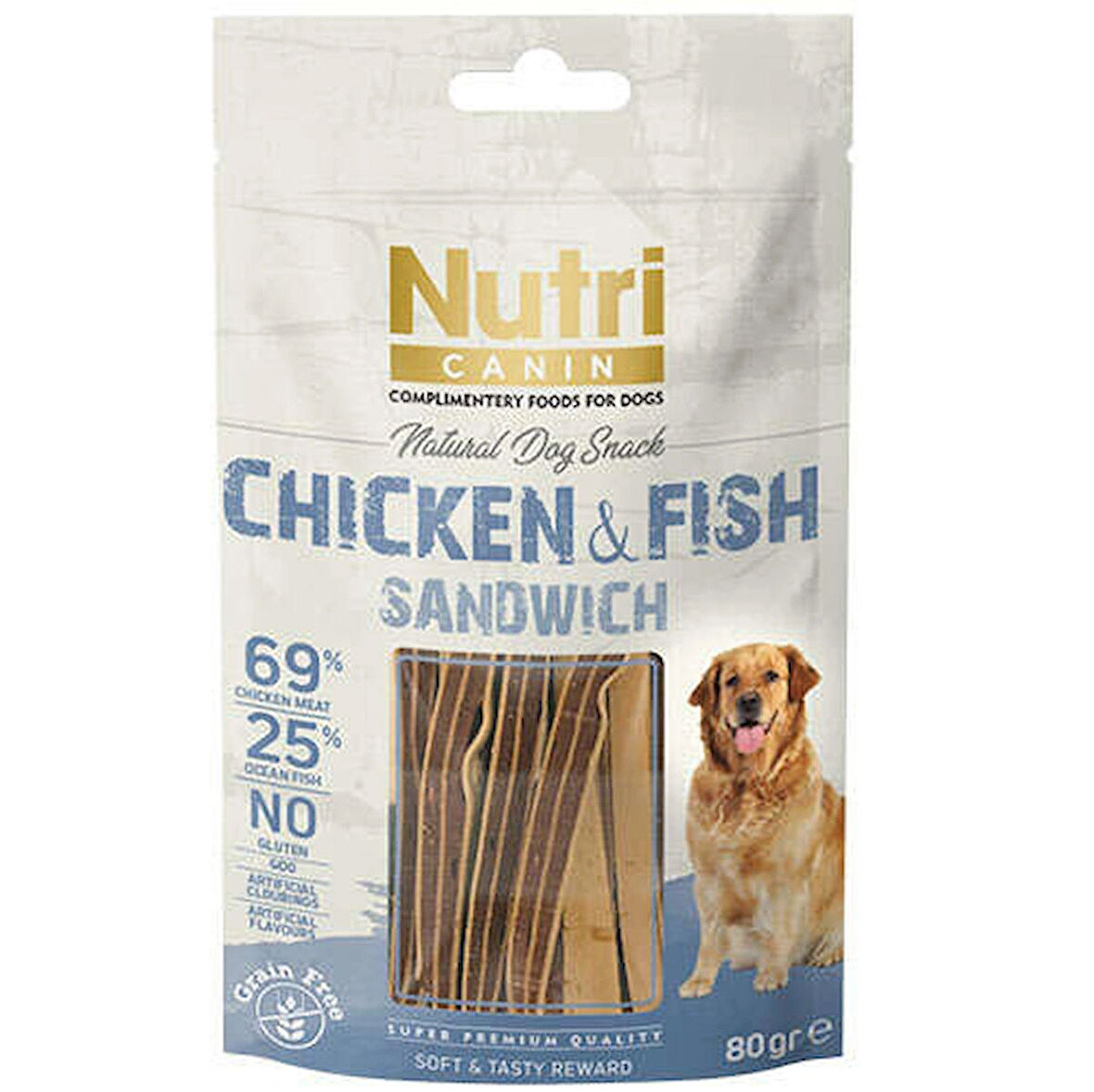 Nutri Canin Tahılsız Tavuklu Ve Balıklı Köpek Ödülü 80 Gr