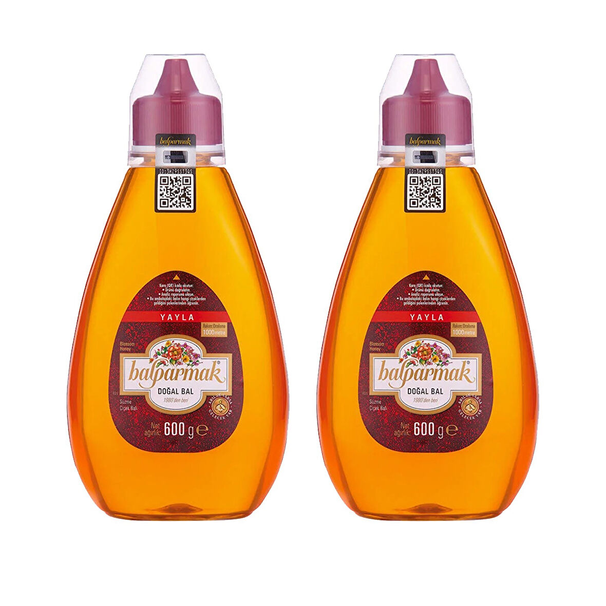 Balparmak Yayla Çiçek Balı 600 gr Çıt Kapak x 2 Adet