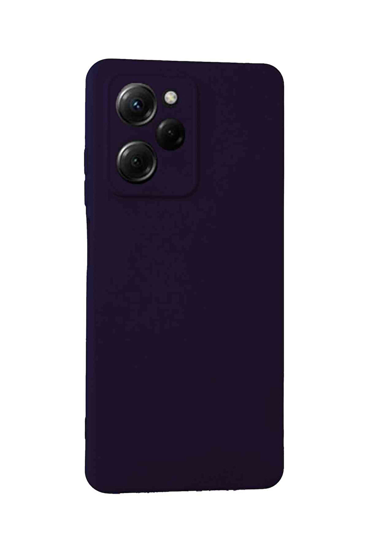 Poco X5 Pro 5G Uyumlu Fuchsia Nano İçi Kadife Silikon Telefon Kılıfı