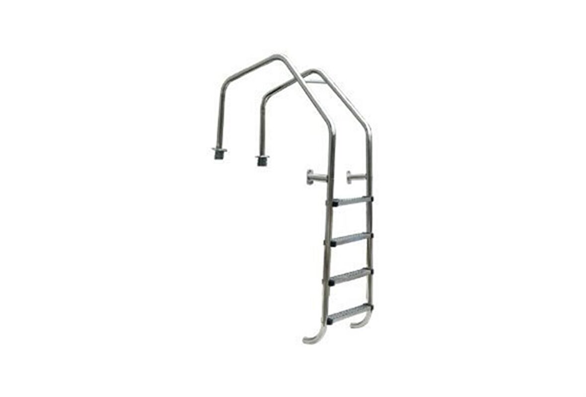 Açık Tip Flanş Bağlantılı Paslanmaz Çelik 5 Basamaklı Merdiven (AISI 304)