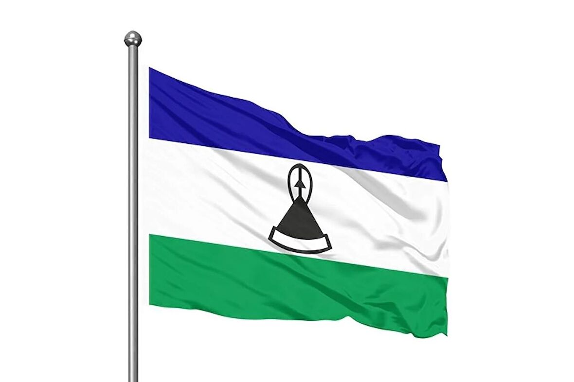 LESOTHO GÖNDER BAYRAĞI